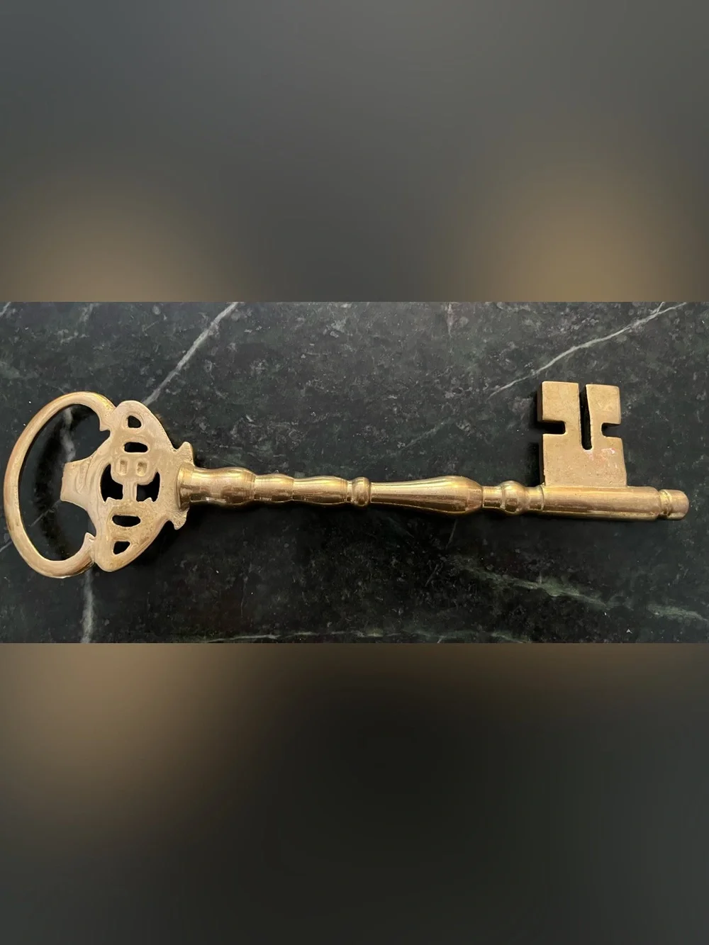 Solid Brass Skeleton Key Bottle Opener / Bermuda's Fairmount Southampton's 50th